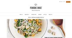 Desktop Screenshot of foodiedice.com